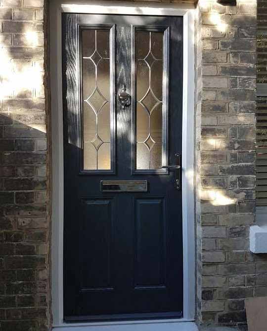 grey cottage composite front door