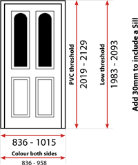 2 panel 2 arch