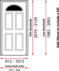 4 panel 1 arch